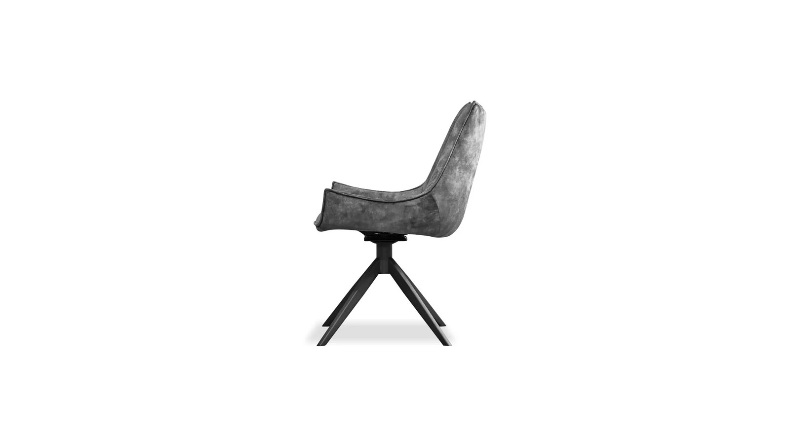 Giulia Swivel Dining Chair Anthracite - Image 4