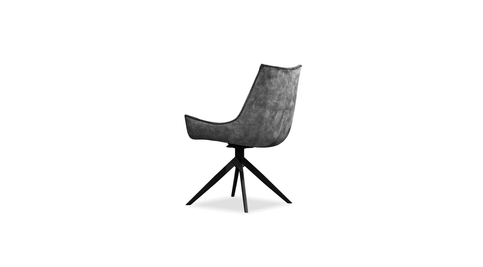 Giulia Swivel Dining Chair Anthracite - Image 3