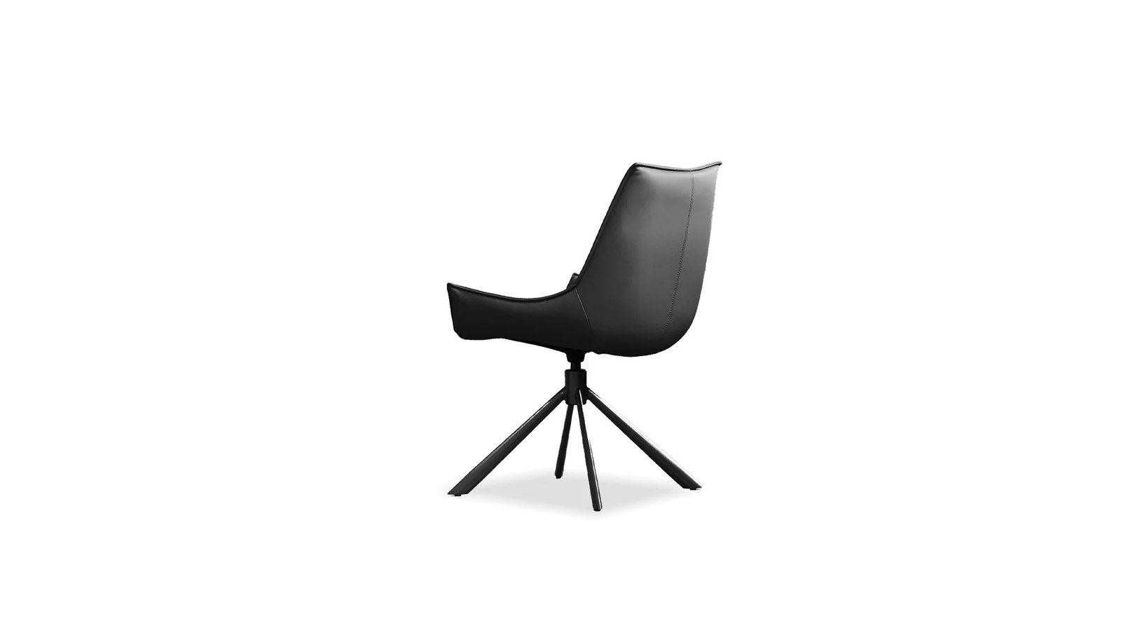 Giulia Swivel Dining Chair Black - Image 3