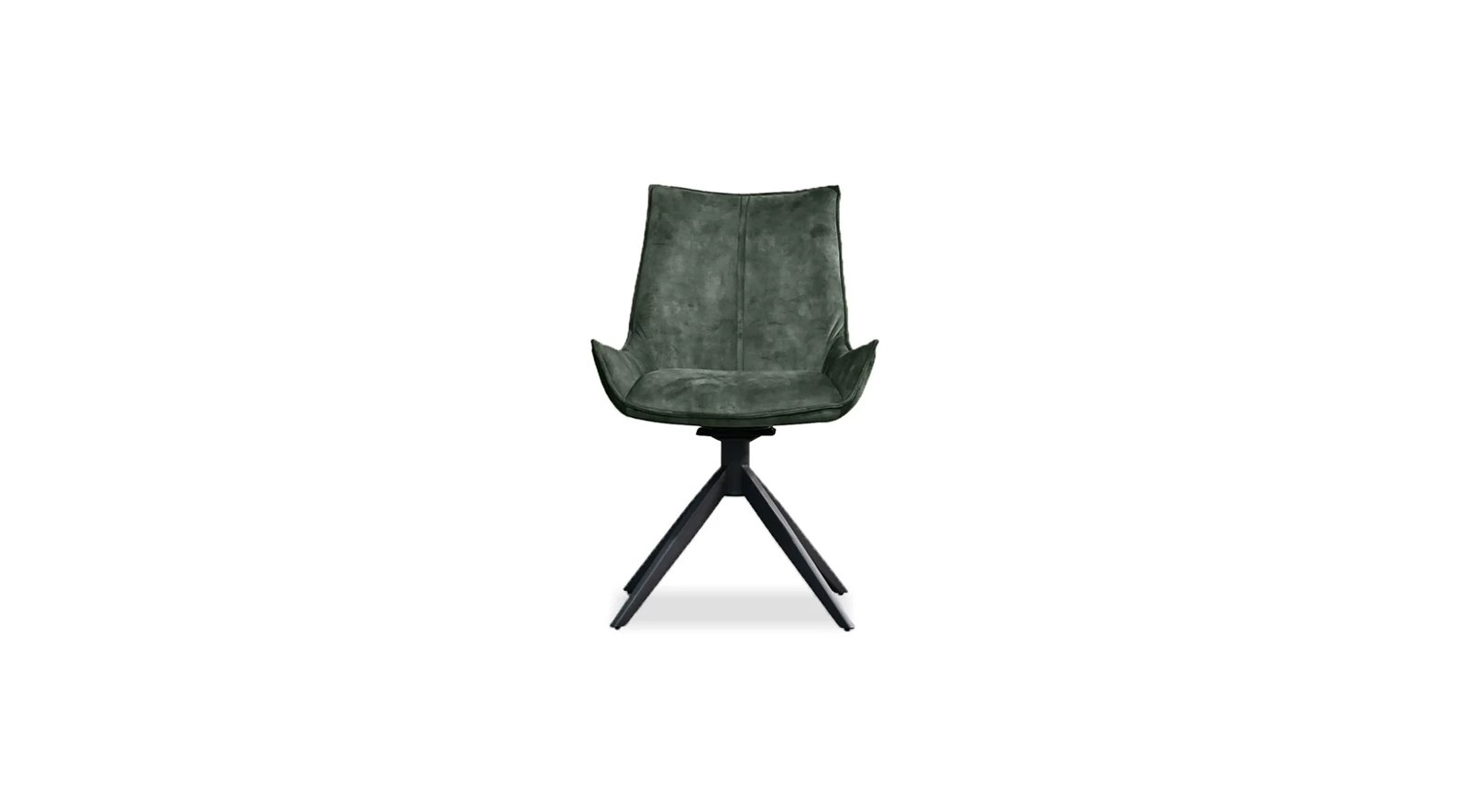 Giulia Swivel Dining Chair Green - Image 5