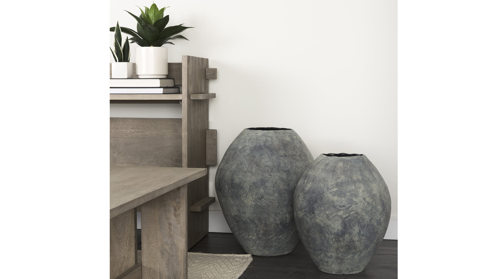 Gobi Gray Floor Vase Small - Image 8