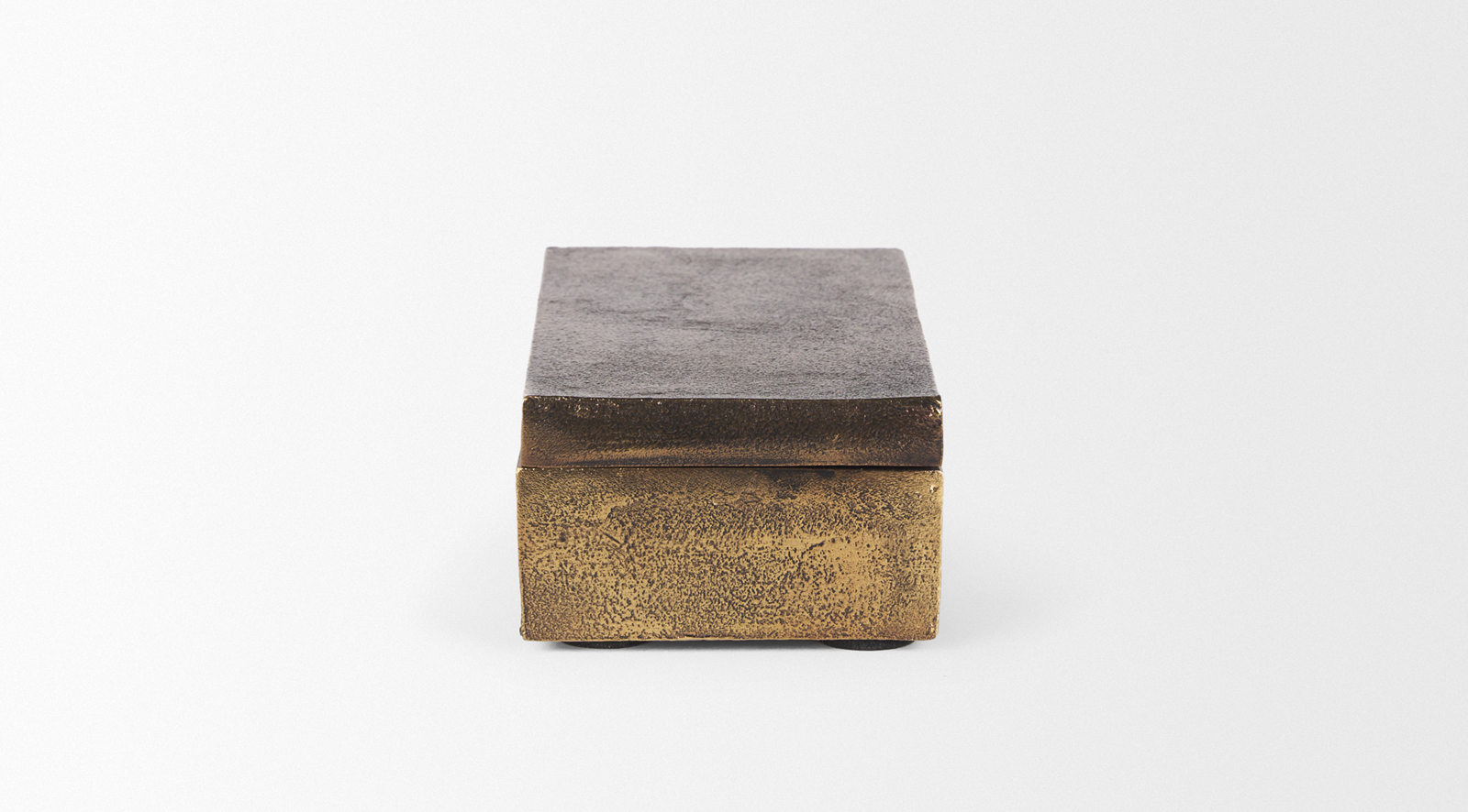 Porschia Antiqued Gold Box Small - Image 2