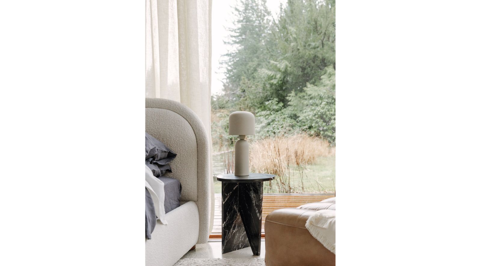 Grace Accent Table Black Marble - Image 9