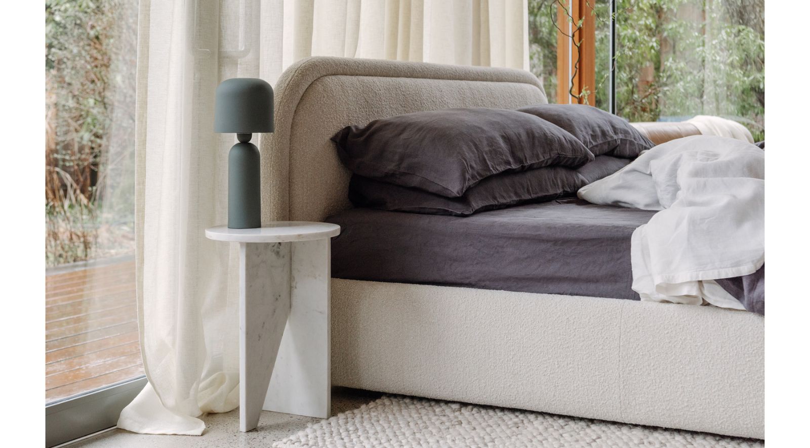 Grace Accent Table White Marble - Image 2