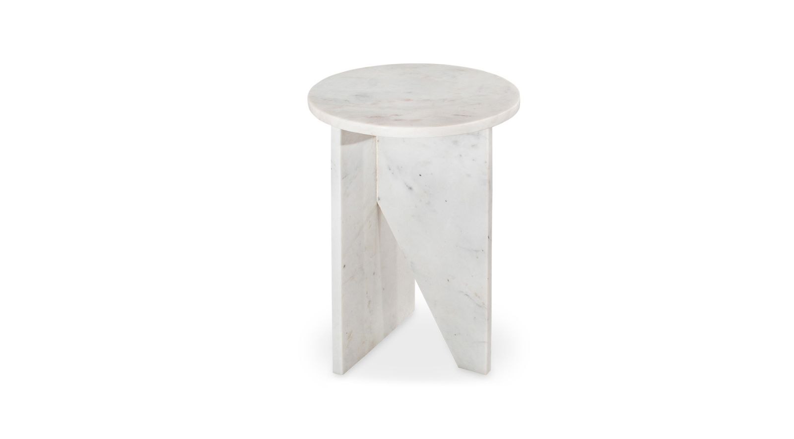 Grace Accent Table White Marble - Image 9