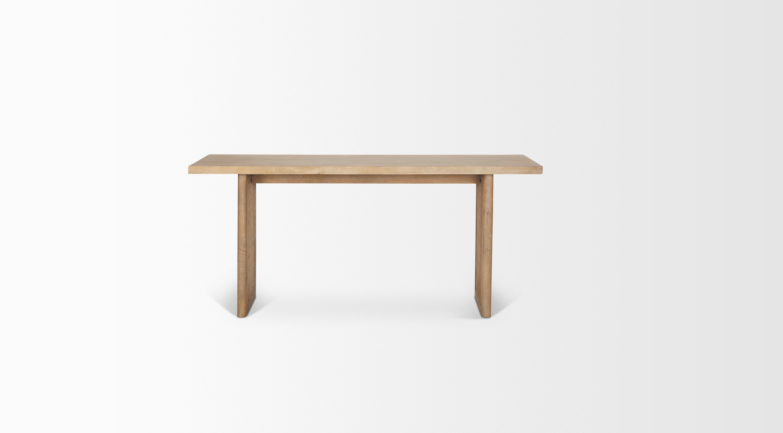 Grier Console Table-LIGHT BROWN - Image 5