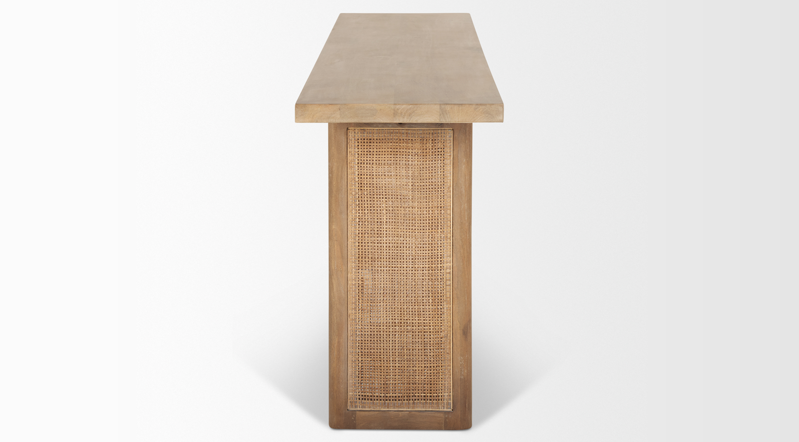 Grier Console Table-LIGHT BROWN - Image 9