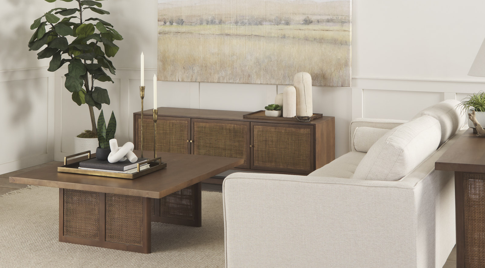 Grier Console Table-MEDIUM BROWN - Image 6