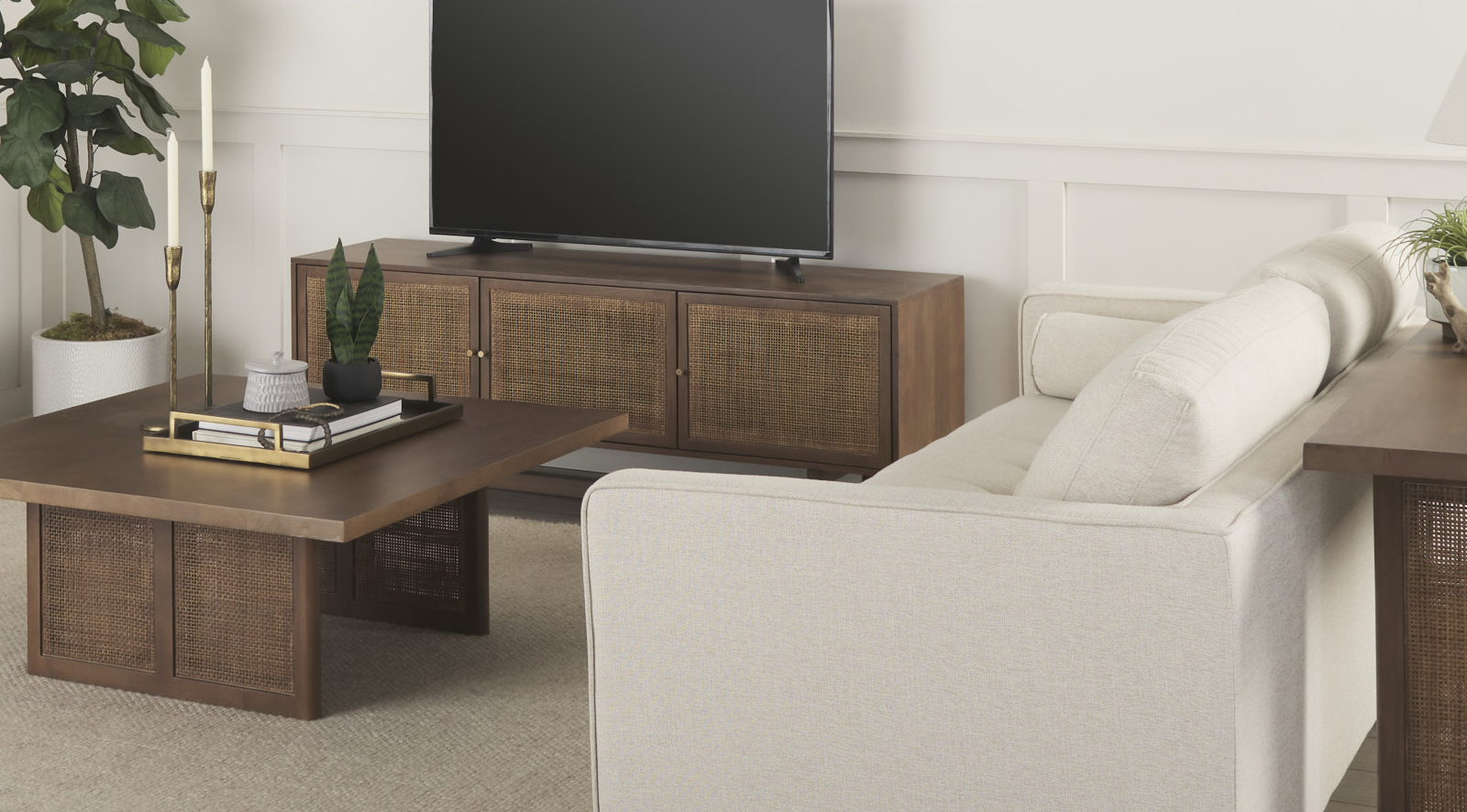 Grier Console Table-MEDIUM BROWN - Image 7