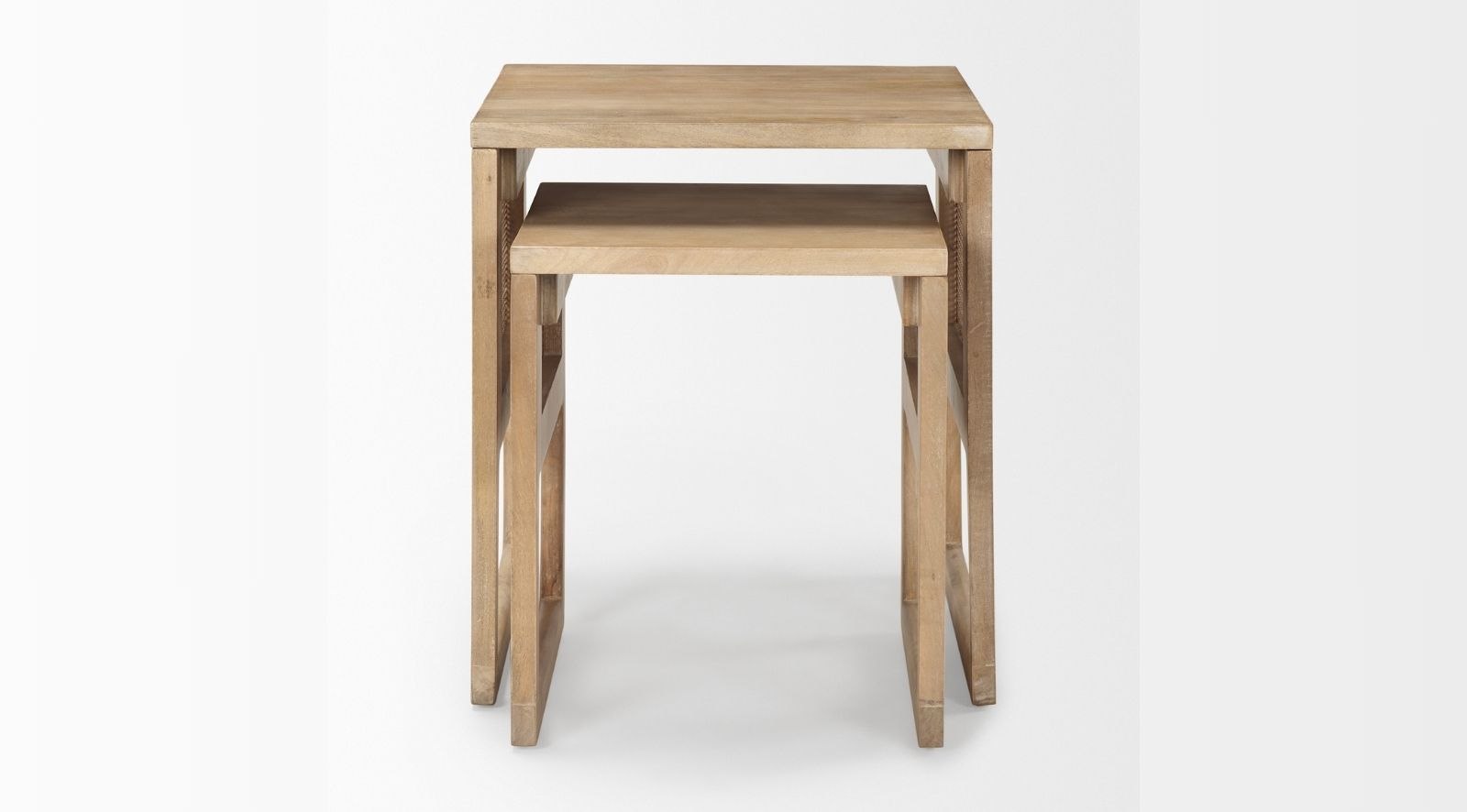 Grier Set of 2 Light Brown Accent table - Image 8