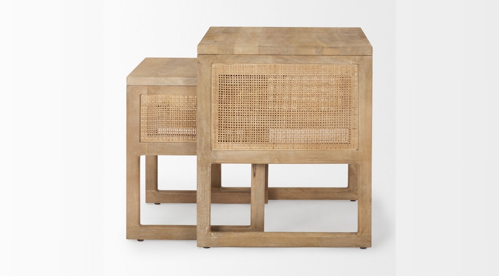 Grier Set of 2 Light Brown Accent table - Image 7