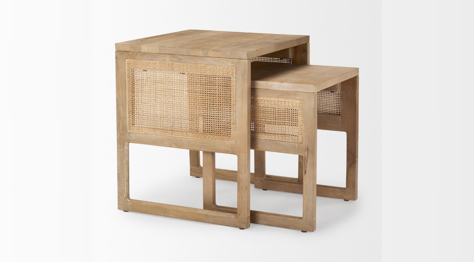 Grier Set of 2 Light Brown Accent table - Image 6