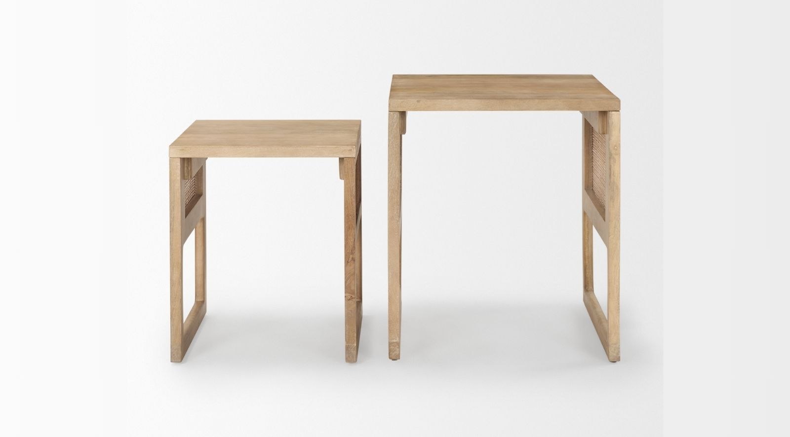 Grier Set of 2 Light Brown Accent table - Image 4