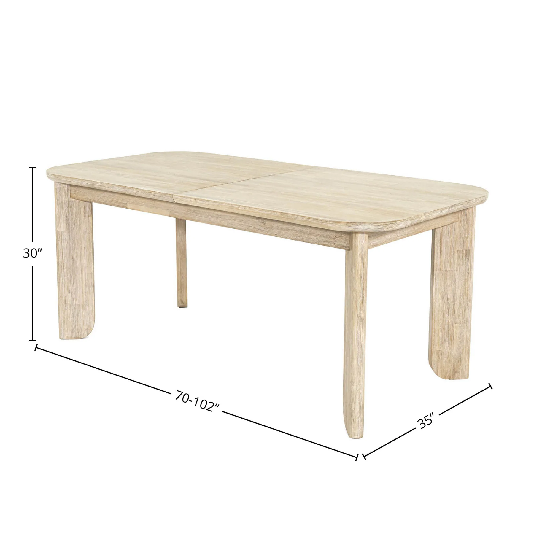 Harpo Extension Dining Table 70/102" - Image 2