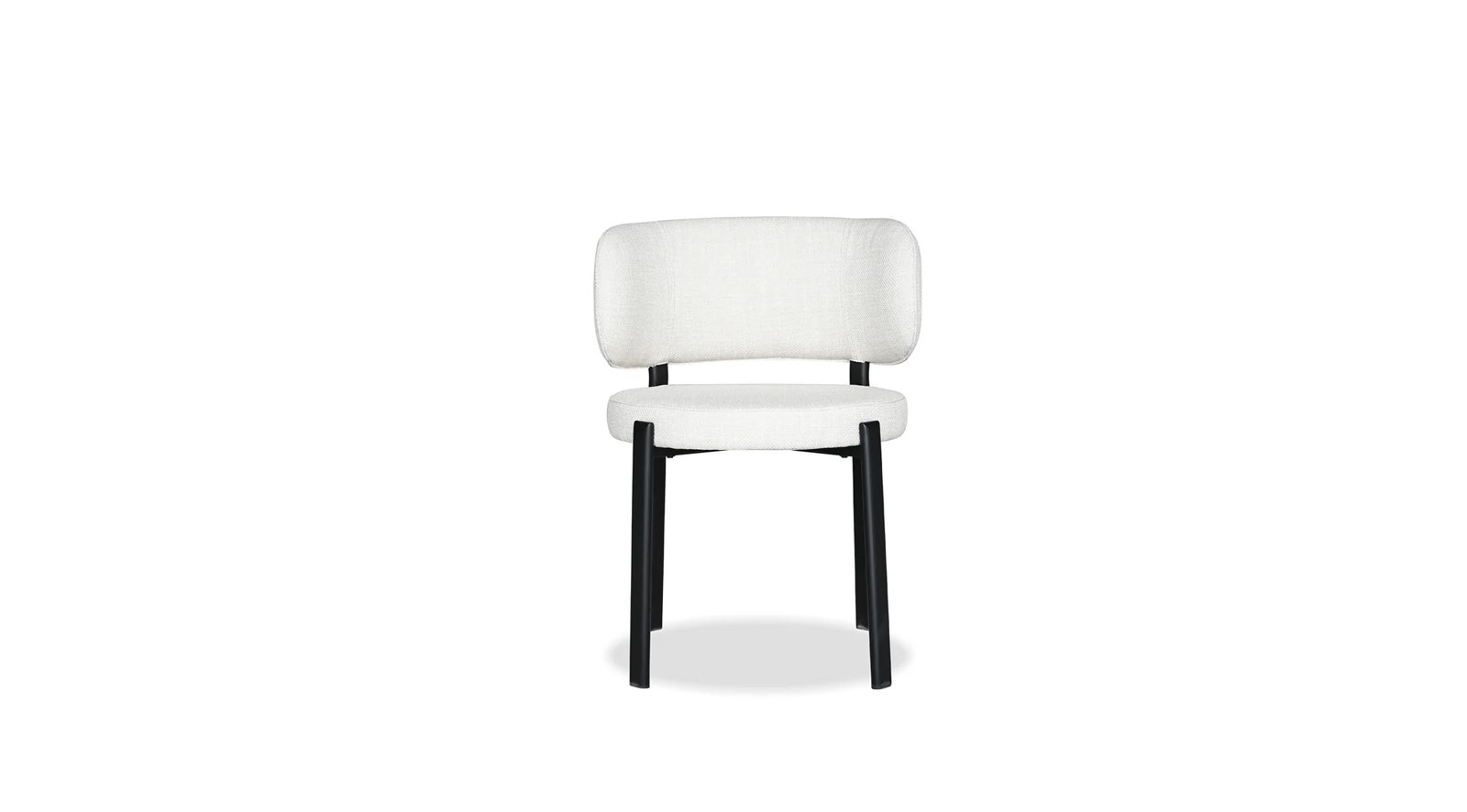 Lily Dining Chair- Alabaster Hopsack - Image 4