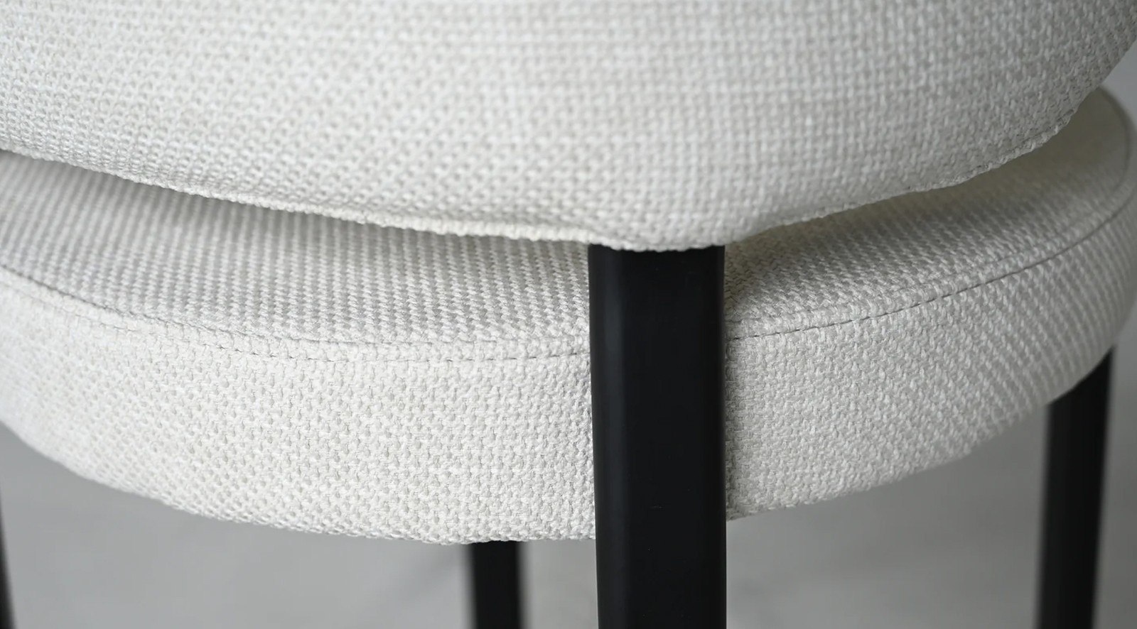 Lily Dining Chair- Alabaster Hopsack - Image 9