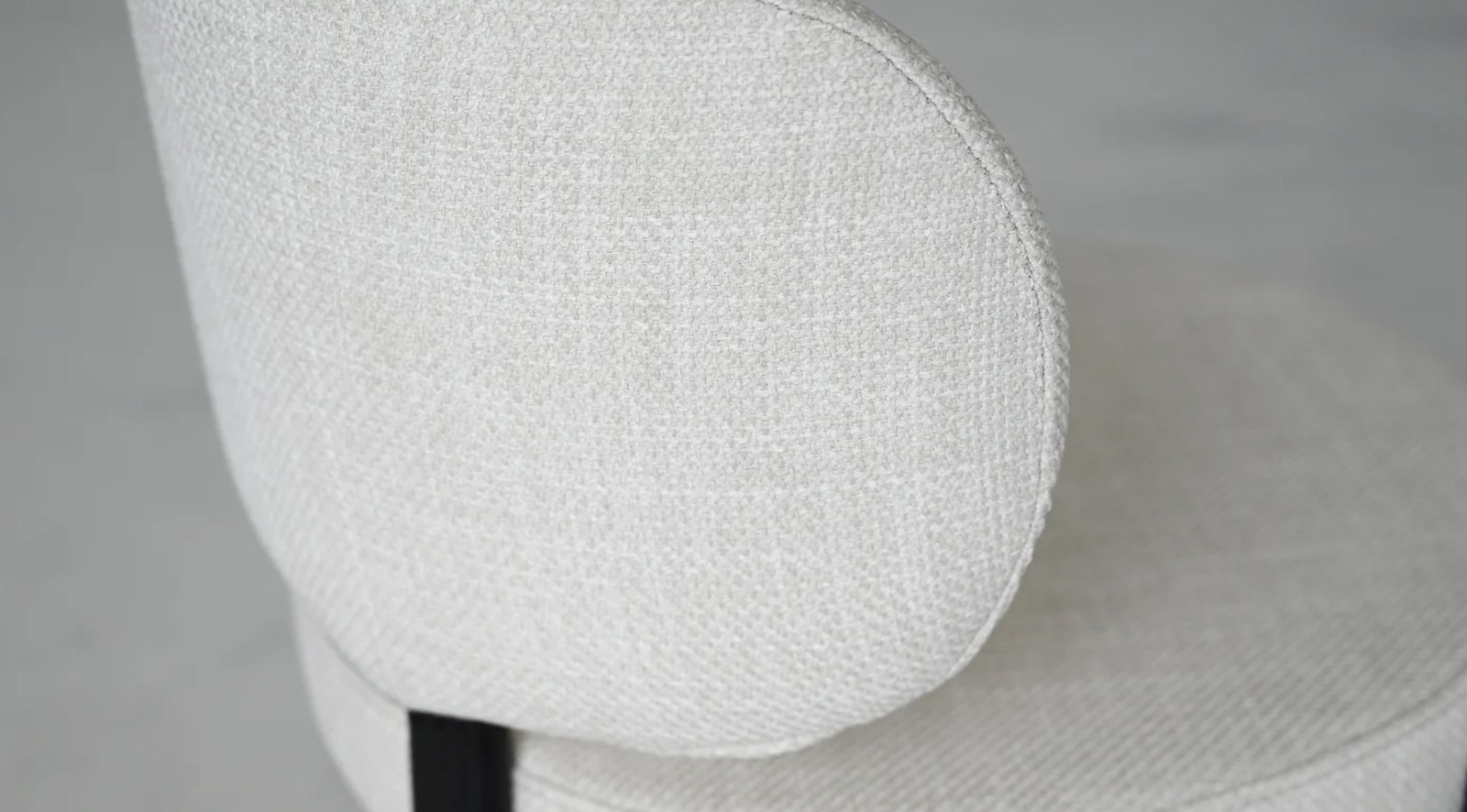 Lily Dining Chair- Alabaster Hopsack - Image 8
