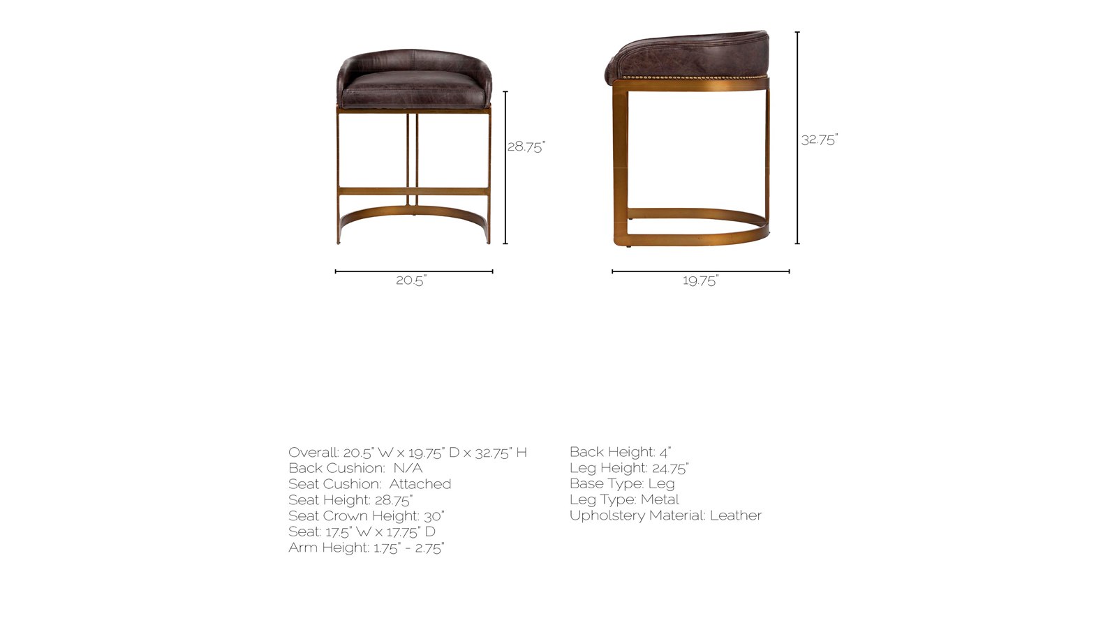 Hollyfield Bar Stool - Image 6