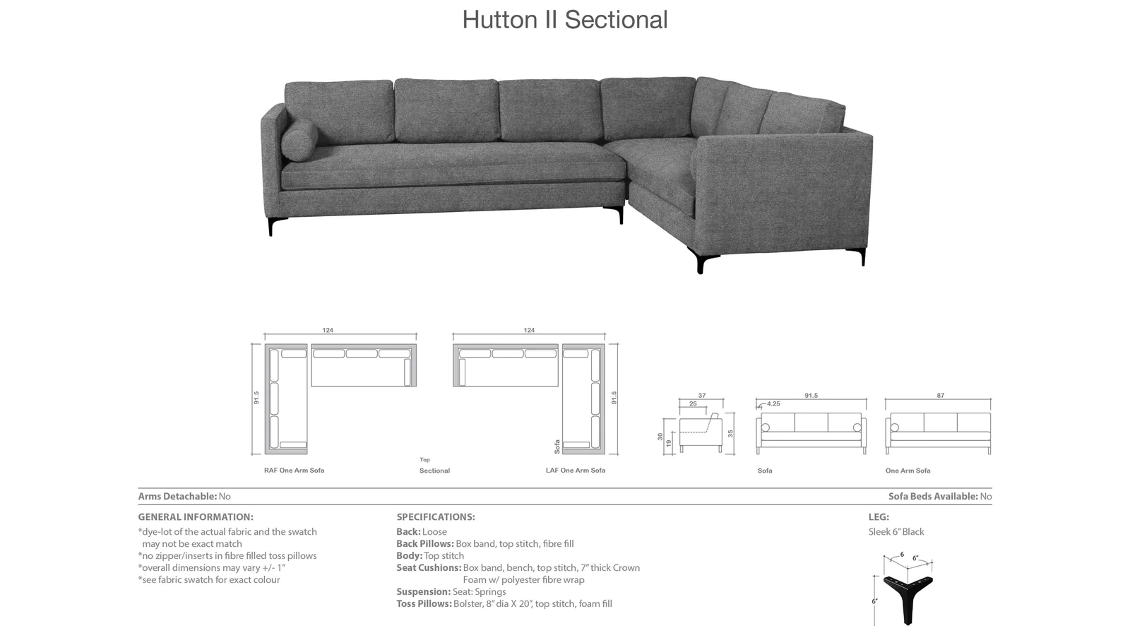 Hutton Sofa - Image 9