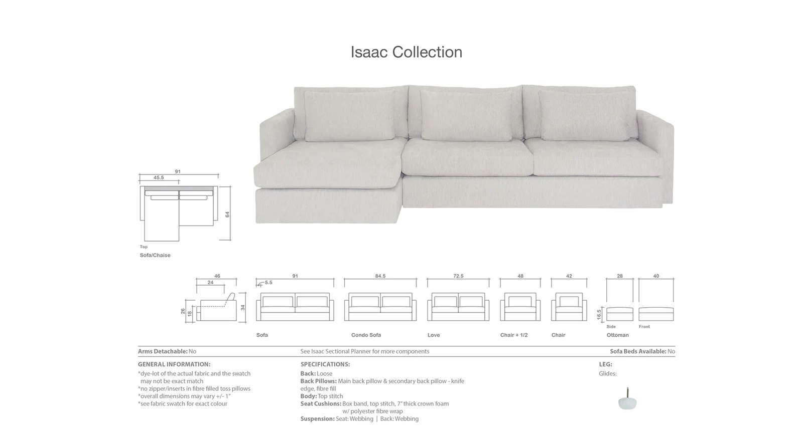 Isaac Sofa - Image 4