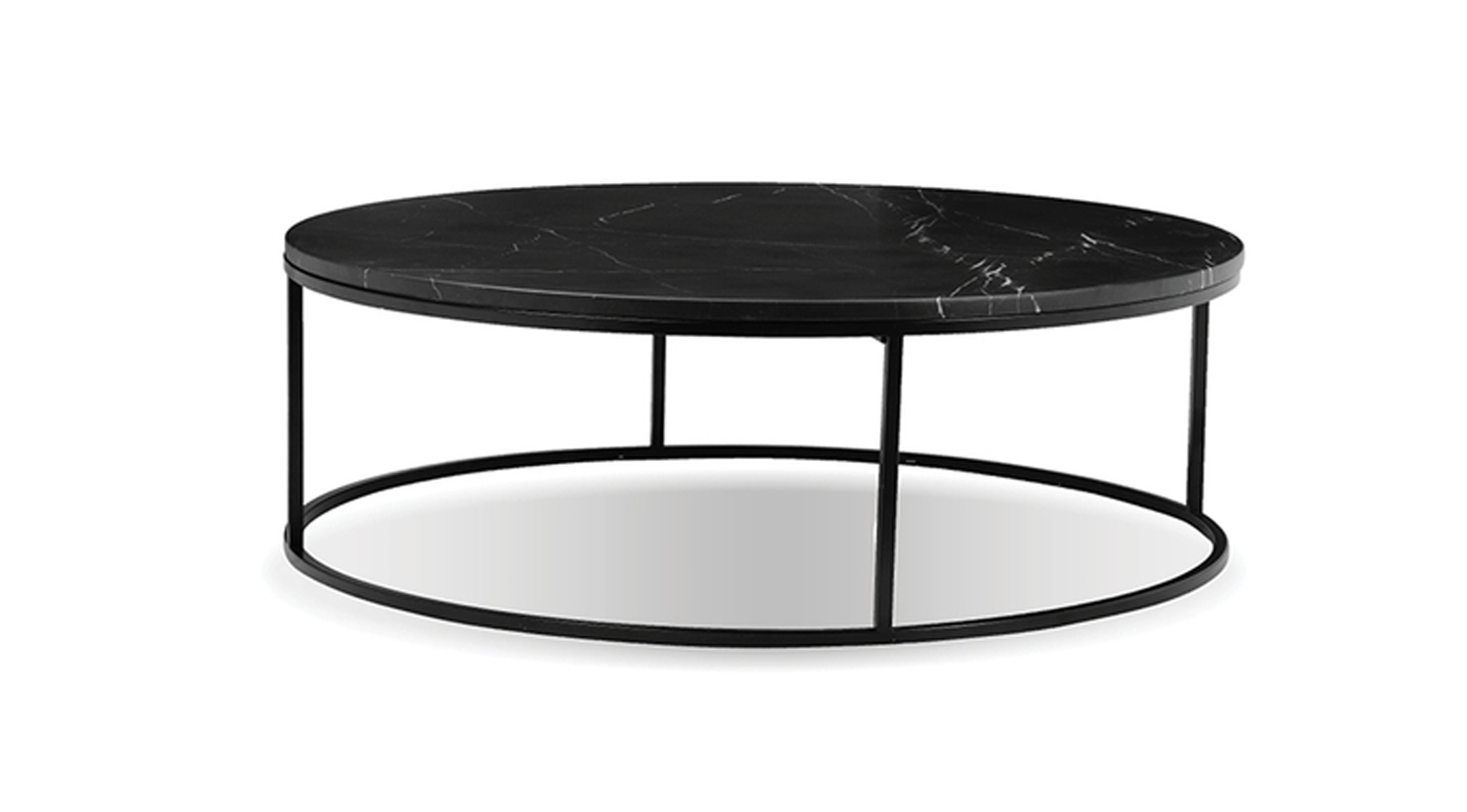 Onix Round Coffee Table Black
