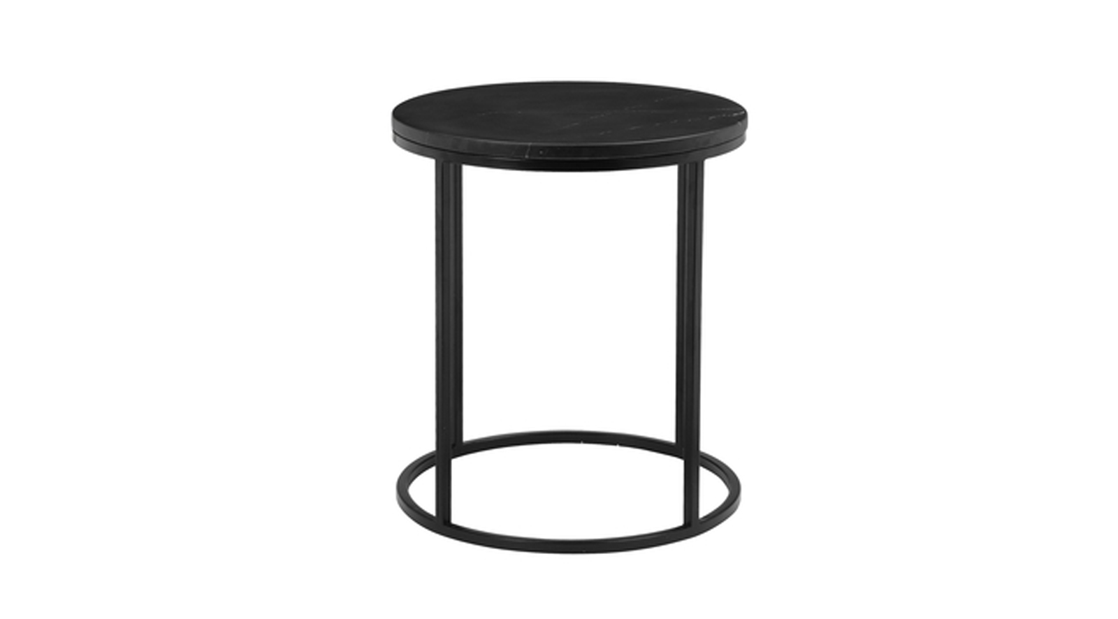 Onix Round End Table Black - Image 2
