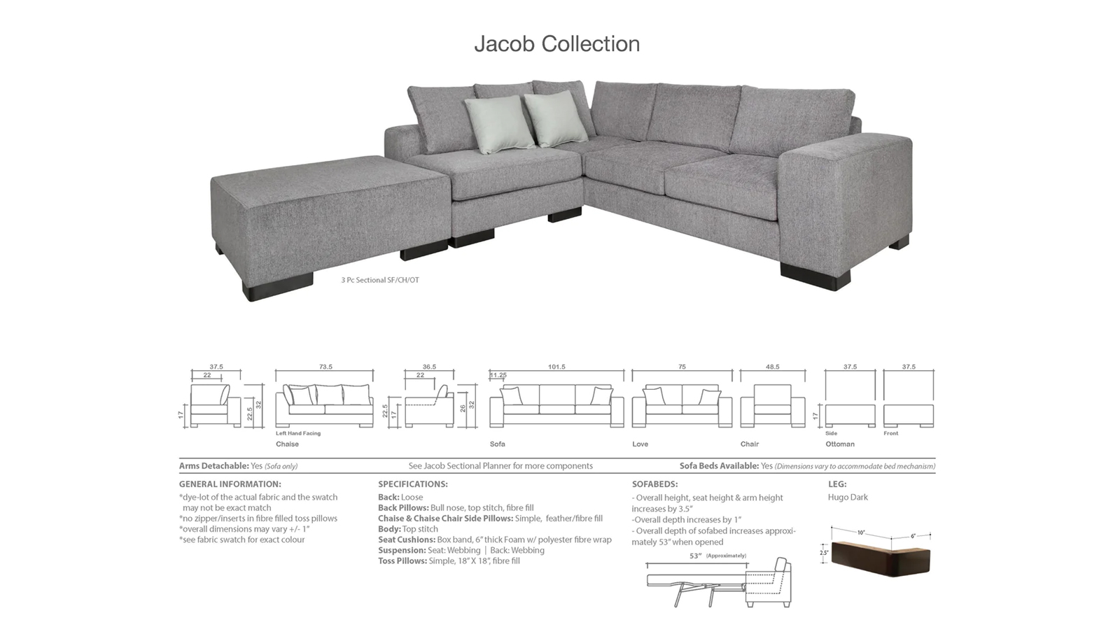 Jacob II Sofa - Image 7