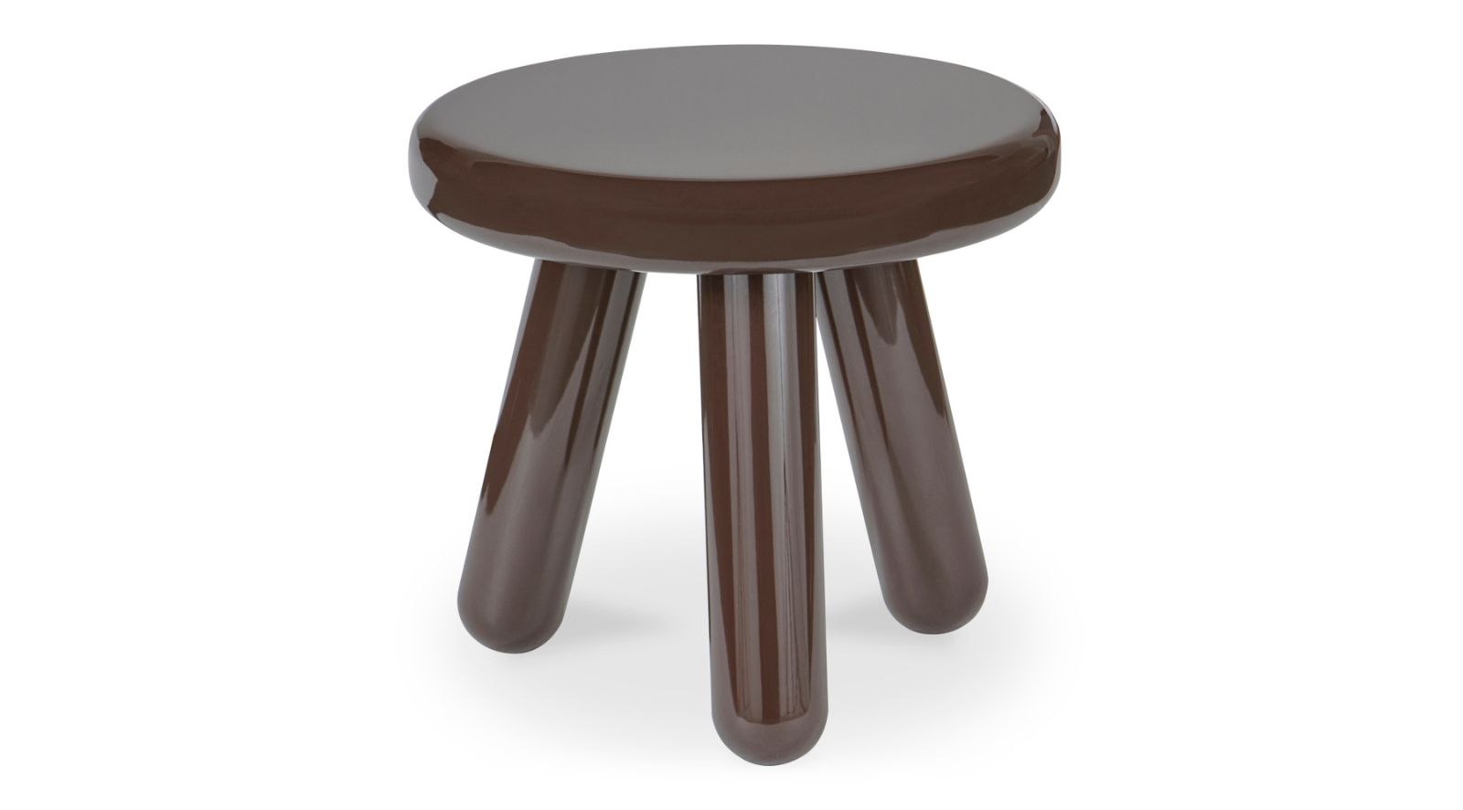 Joy Accent Table- Dark Brown - Image 3