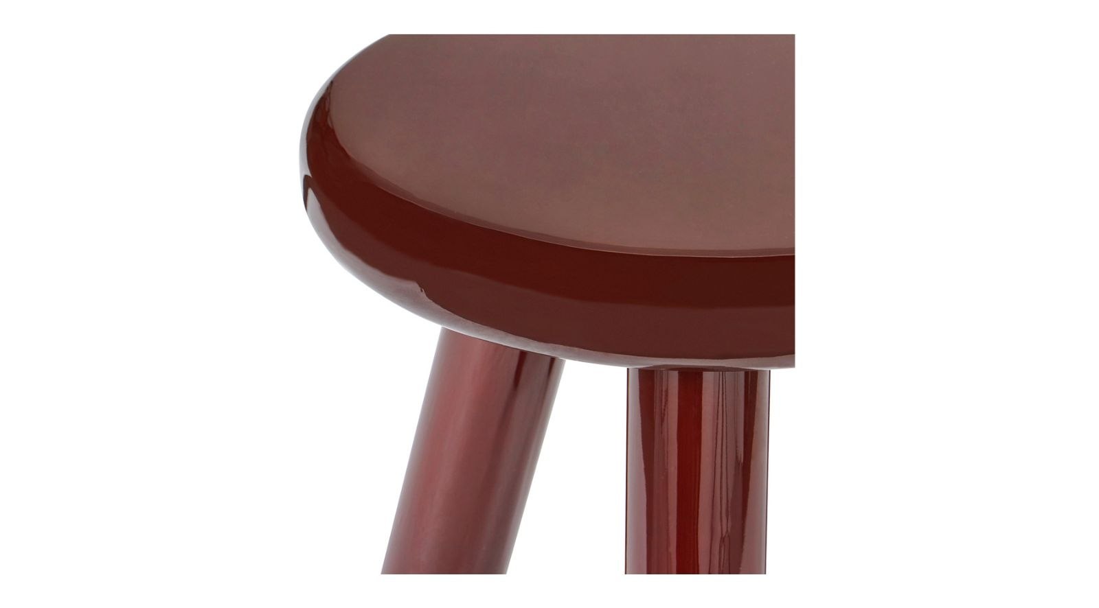 Joy Accent Table- Deep Red - Image 6