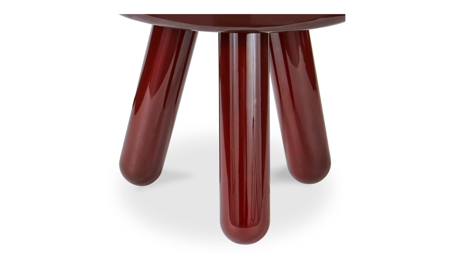 Joy Accent Table- Deep Red - Image 5