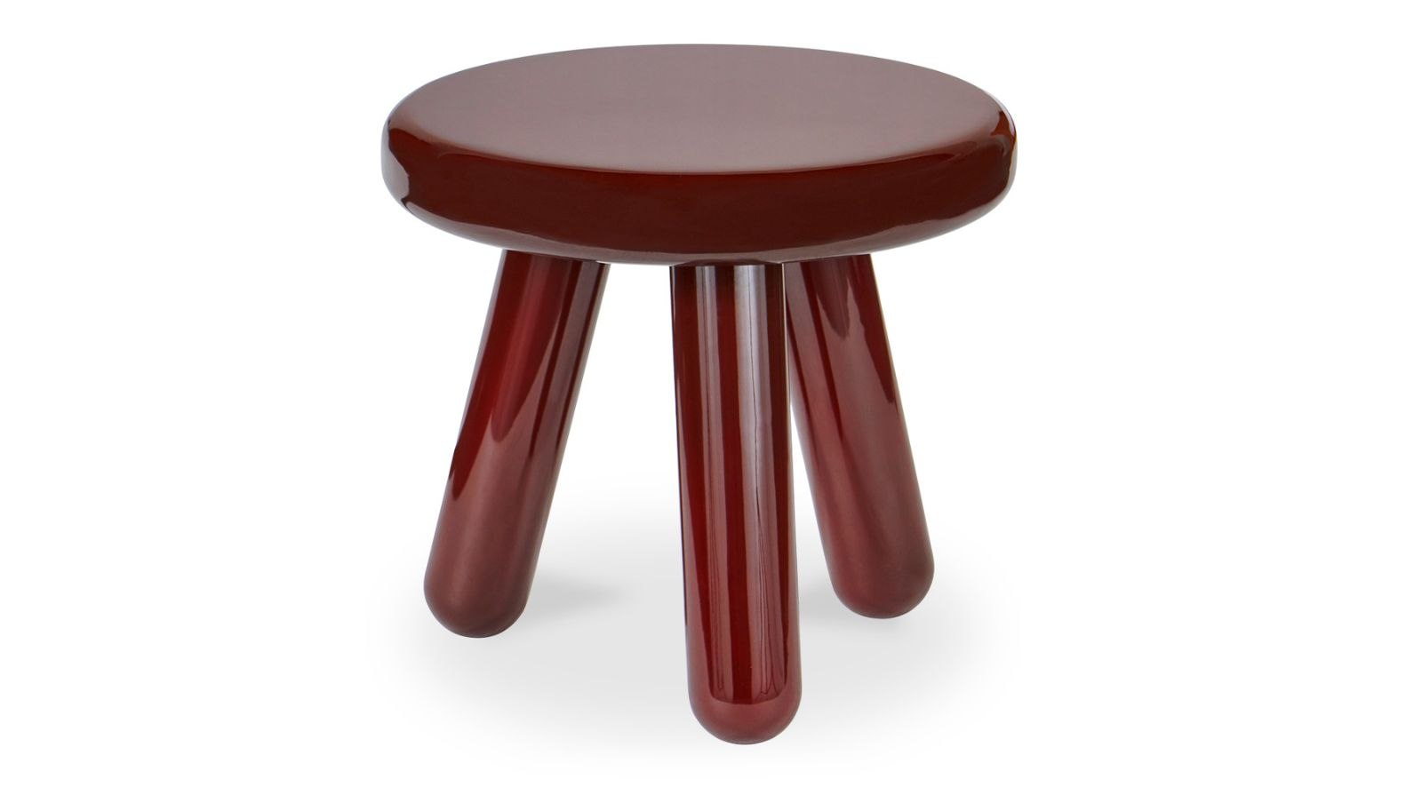 Joy Accent Table- Deep Red - Image 3