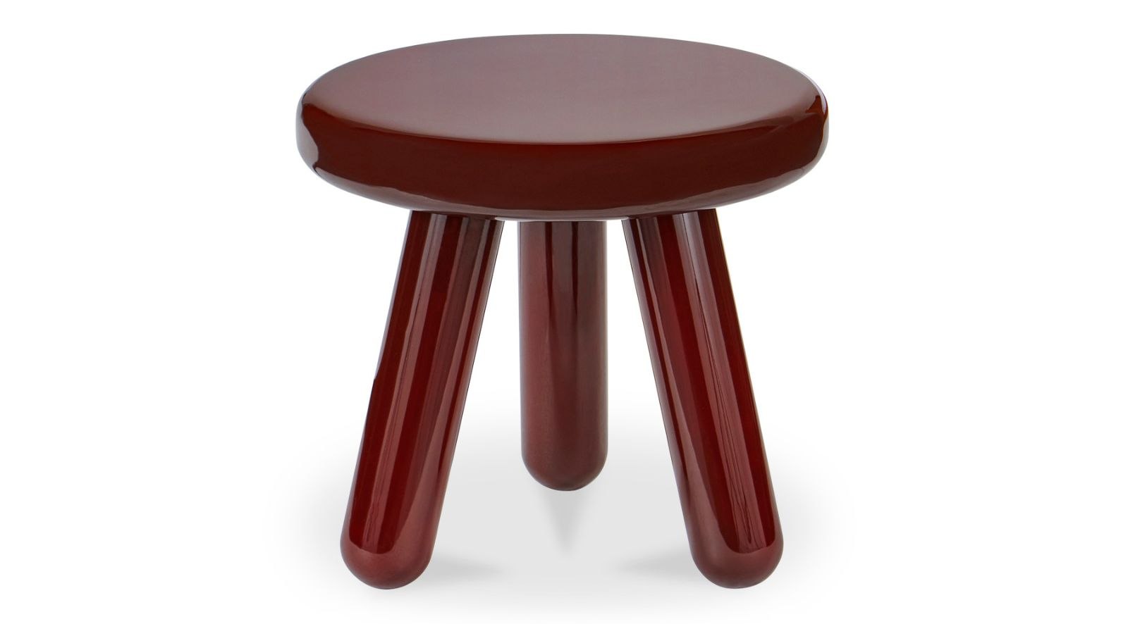 Joy Accent Table- Deep Red - Image 2