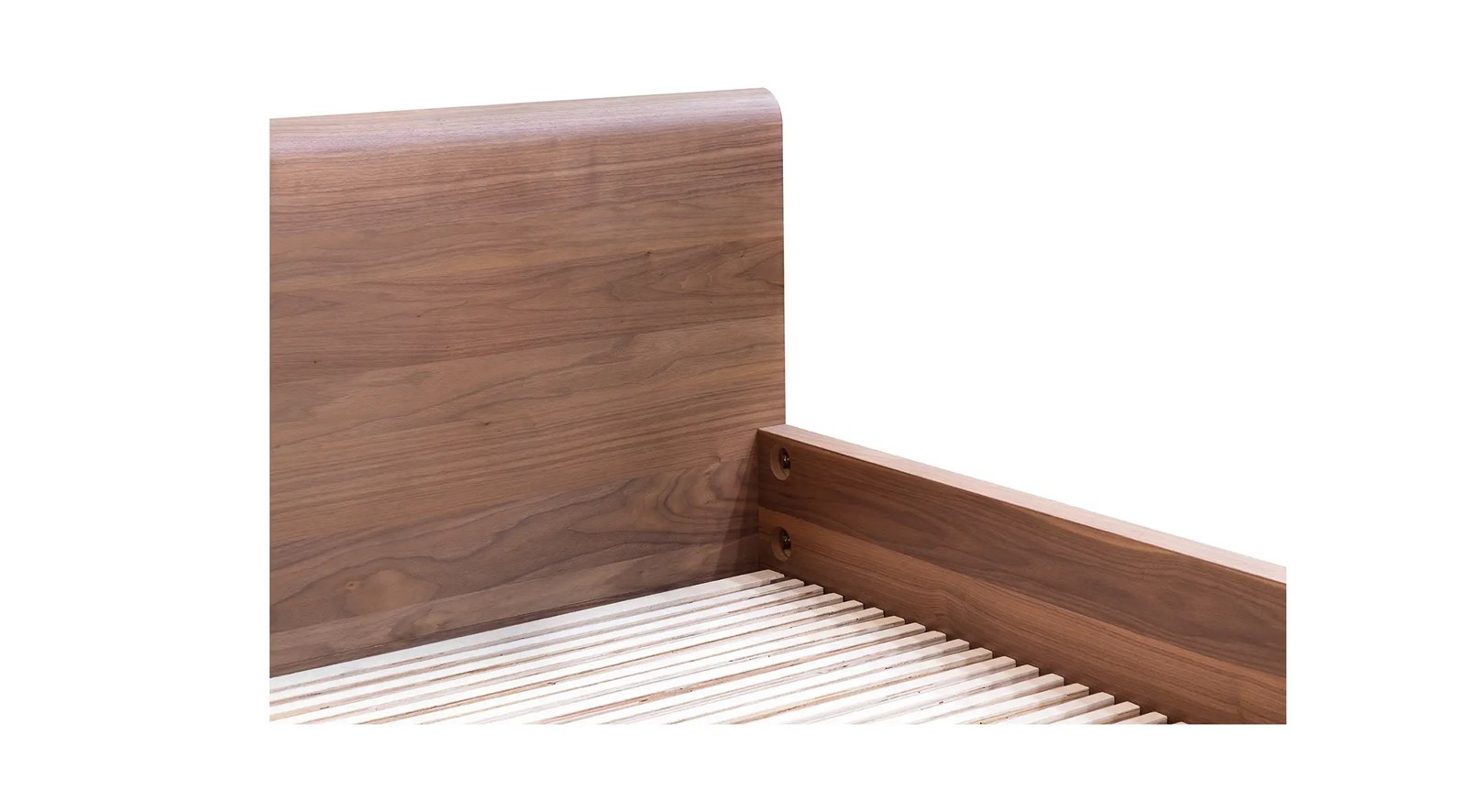 Round Off Bed - Walnut - Image 3