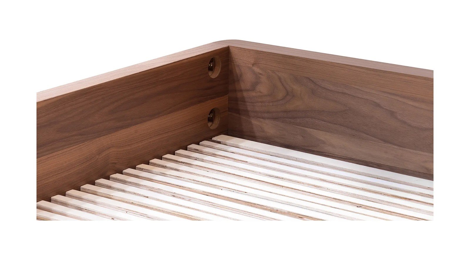Round Off Bed - Walnut - Image 2
