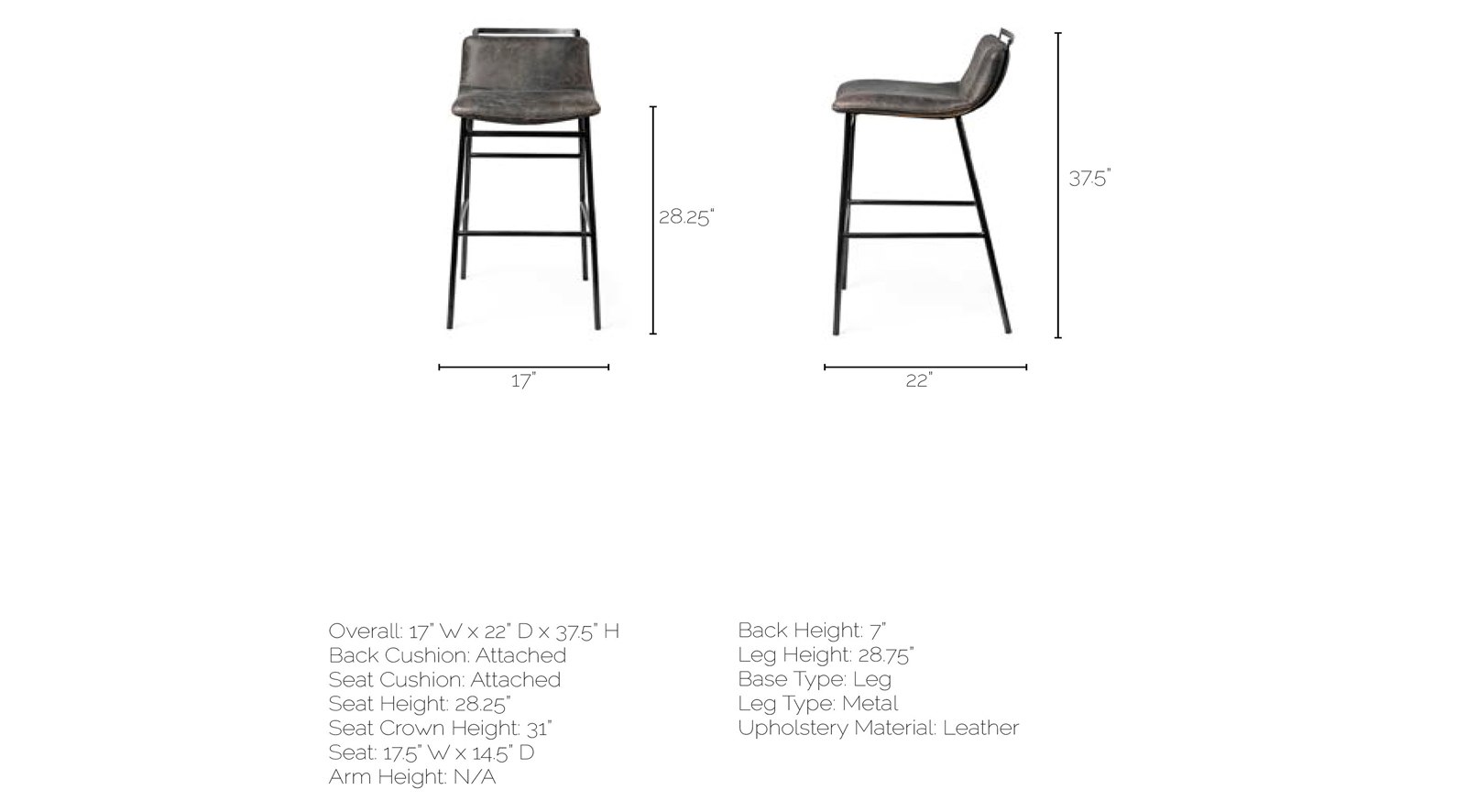 Kavalan Bar Stool - Image 6