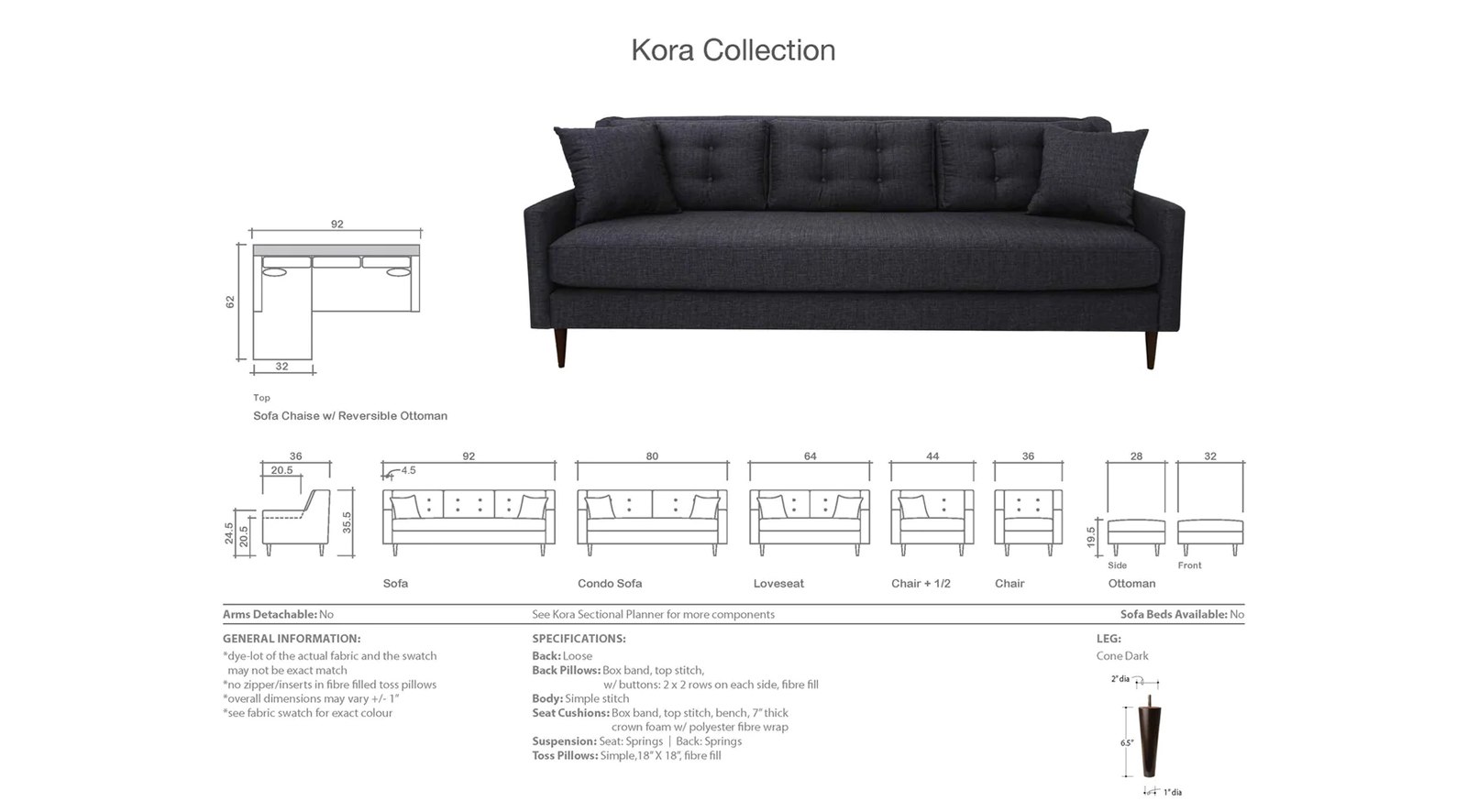 Kora Sofa - Image 4