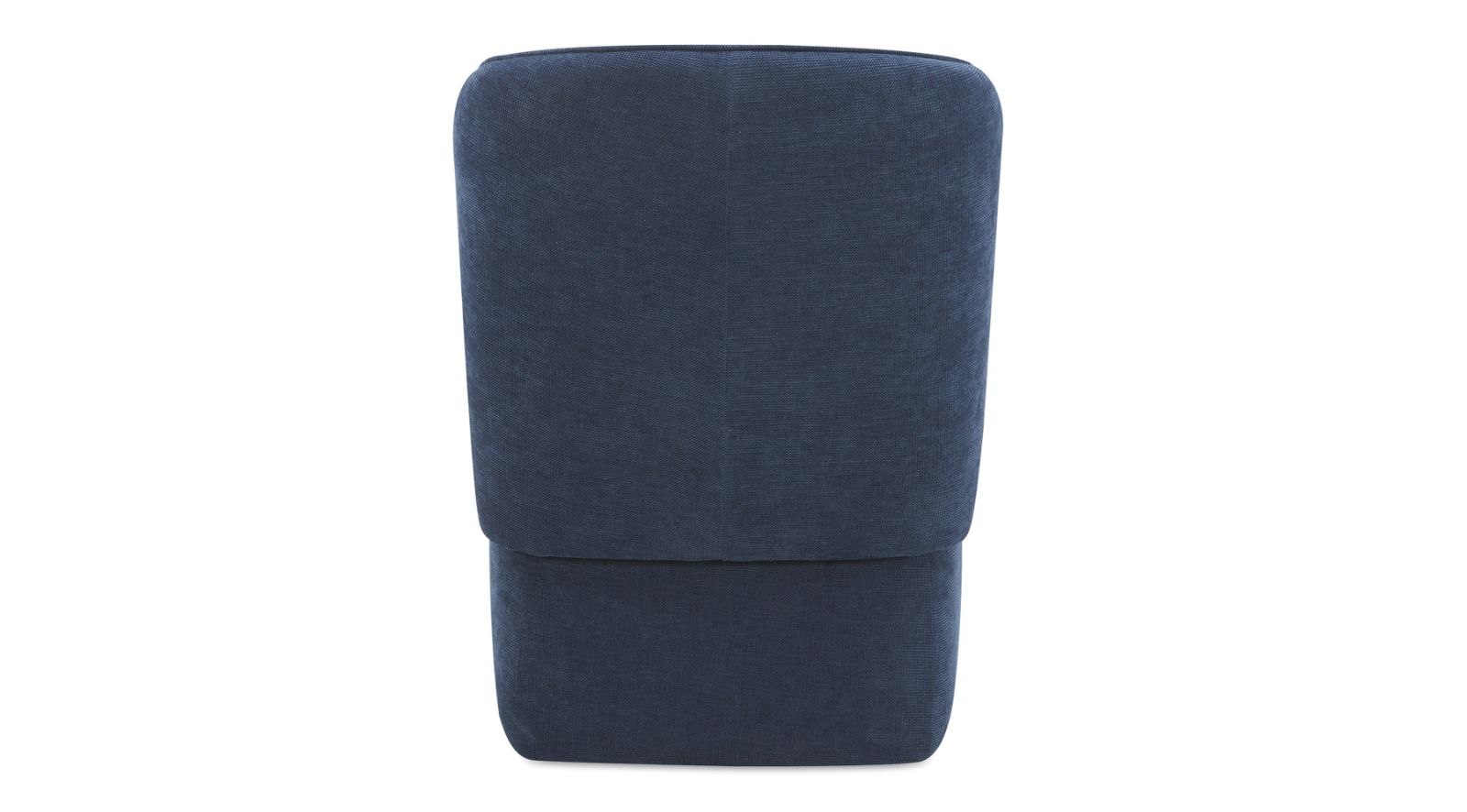 Larson Rolling Dining Chair-Navy Blue - Image 9