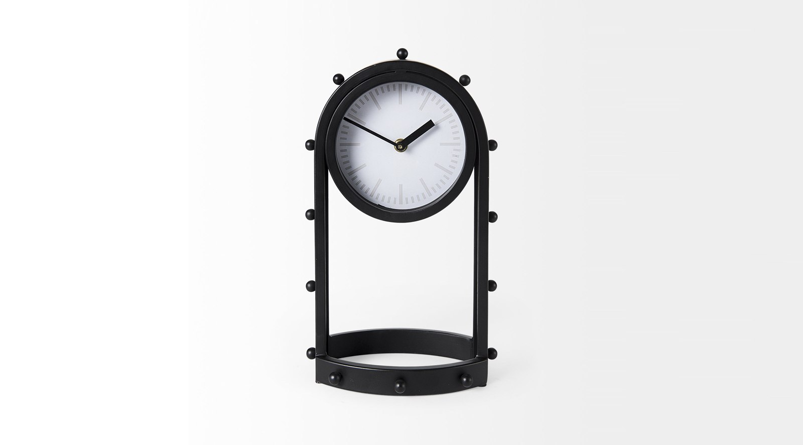 Marian Oval Table Clock Black - Image 3