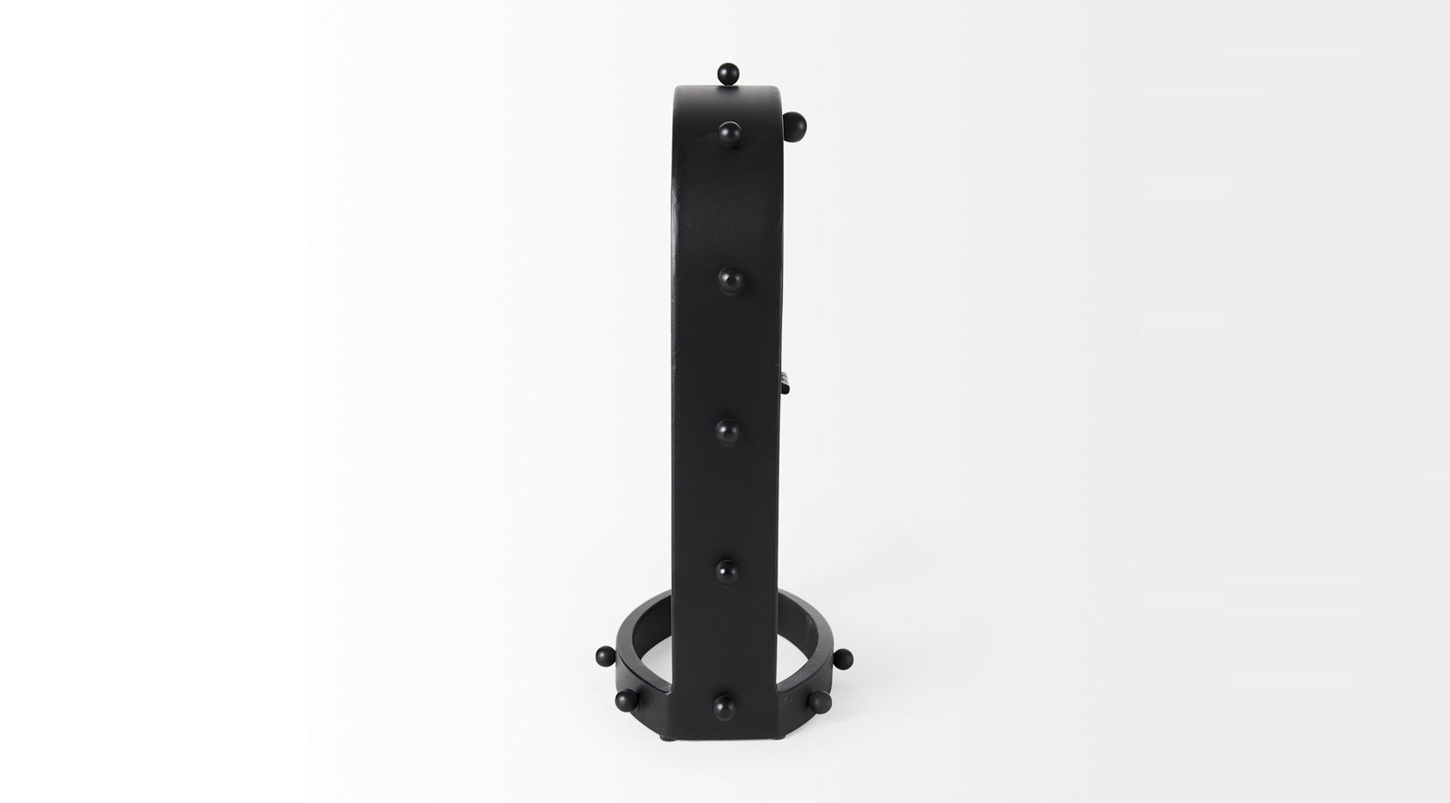 Marian Oval Table Clock Black - Image 4