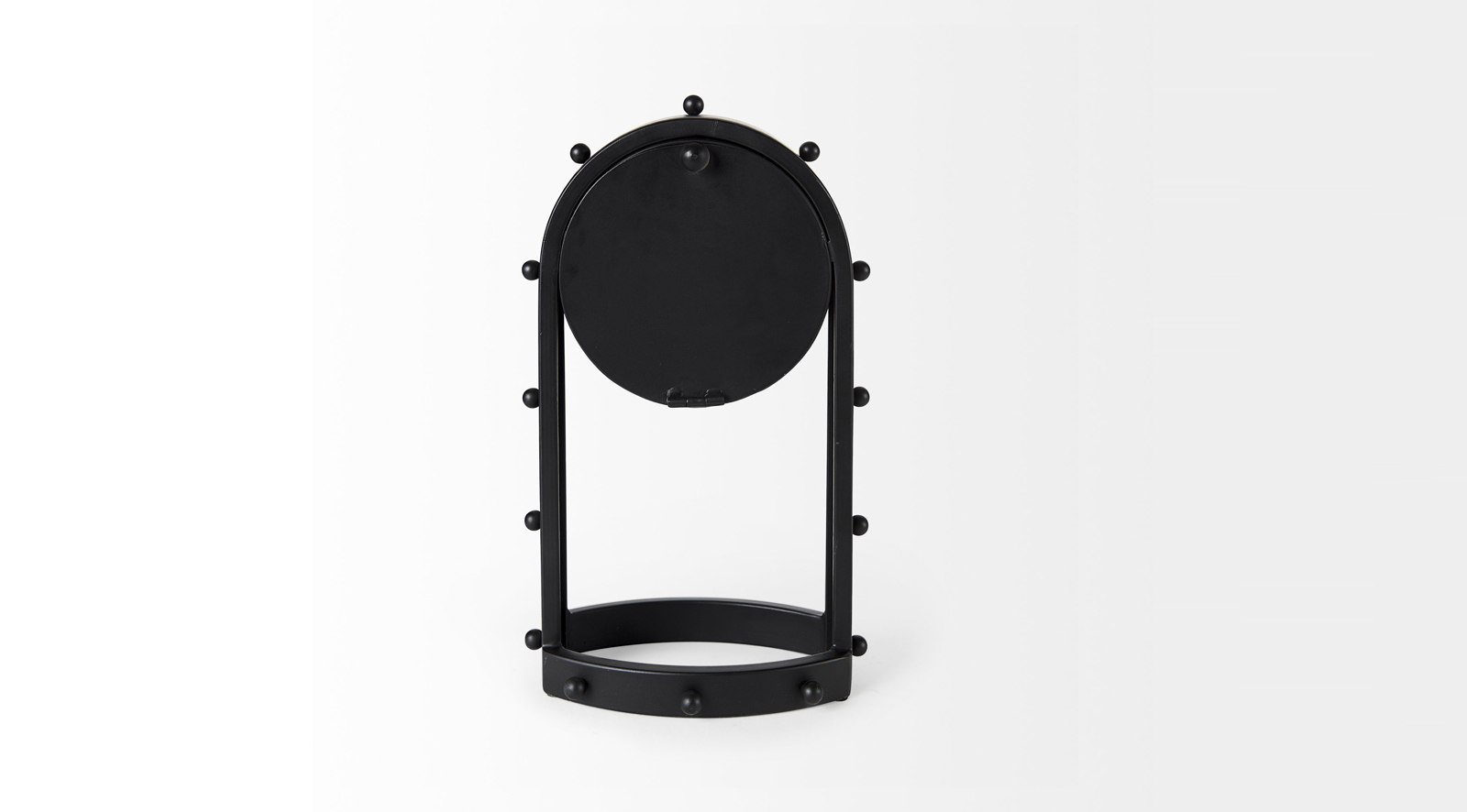 Marian Oval Table Clock Black - Image 2