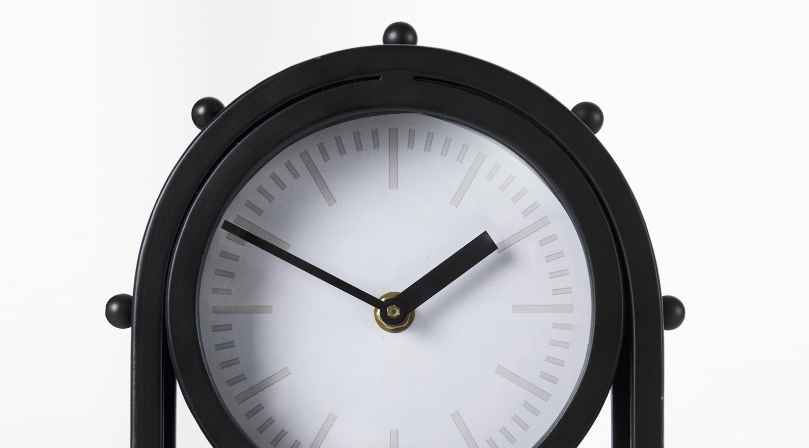 Marian Oval Table Clock Black - Image 5