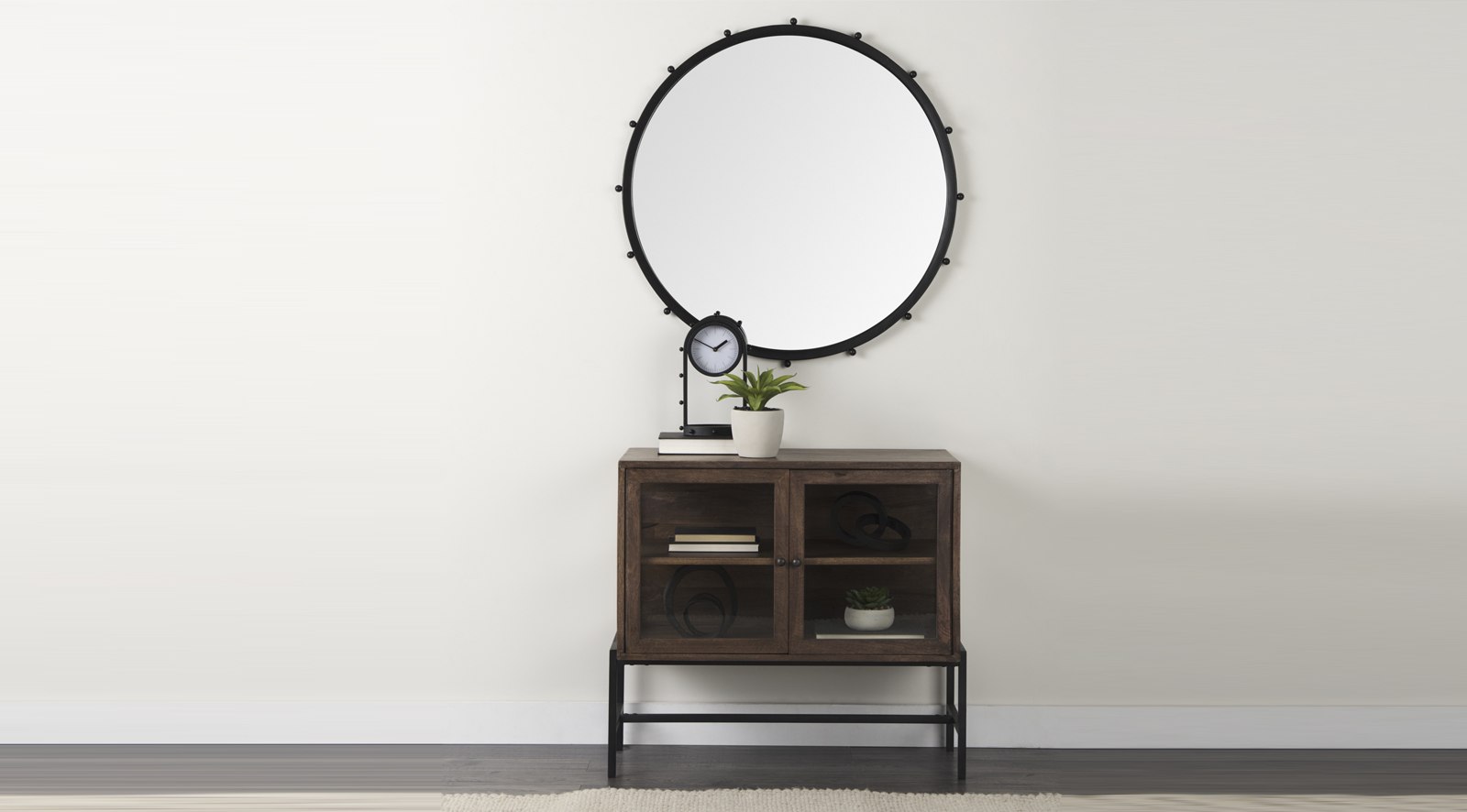 Marian Oval Table Clock Black - Image 7