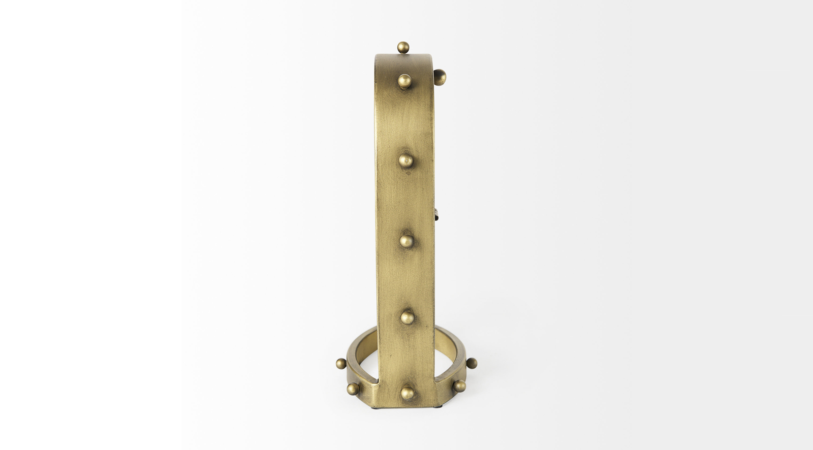 Marian Oval Table Clock Gold - Image 4