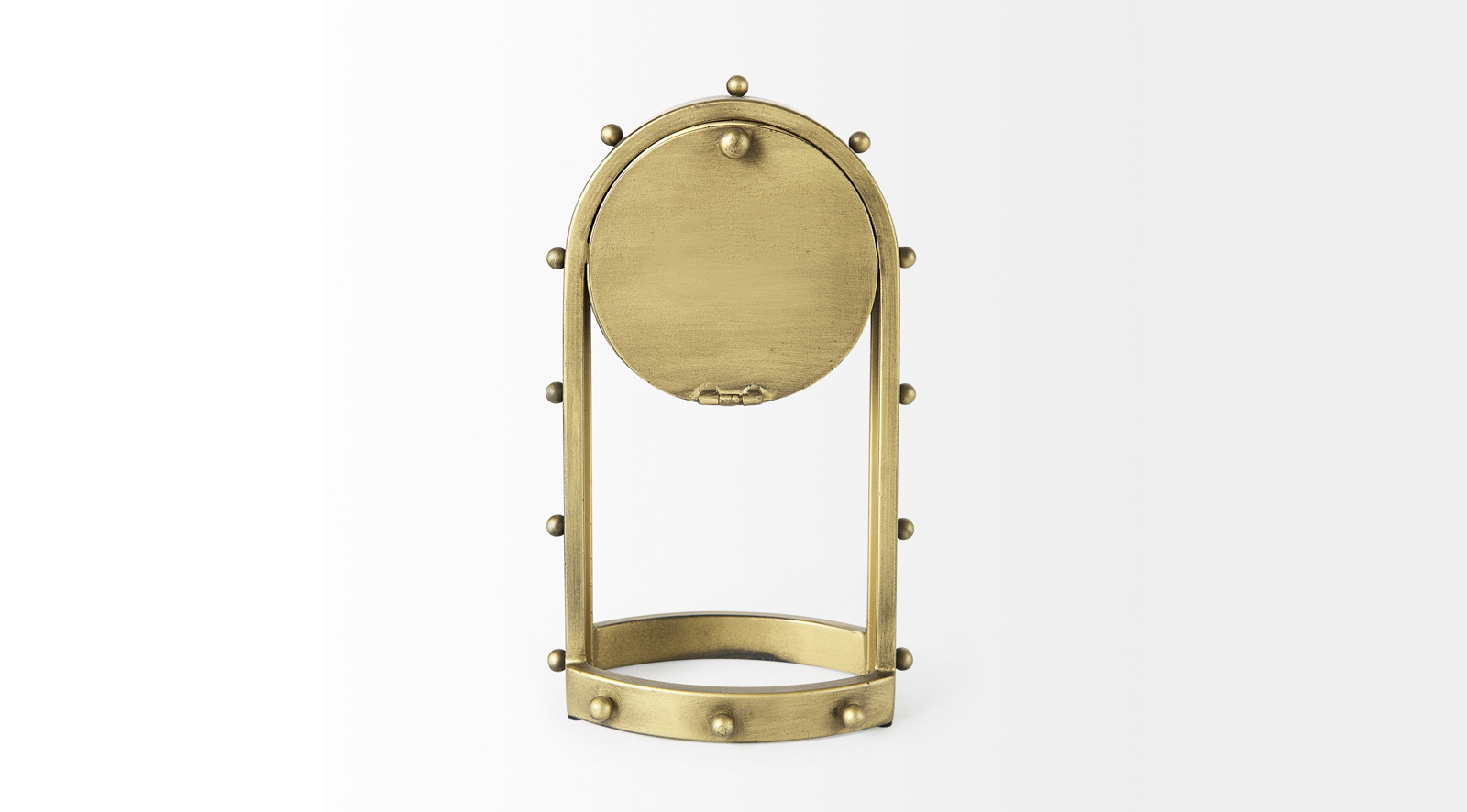 Marian Oval Table Clock Gold - Image 3