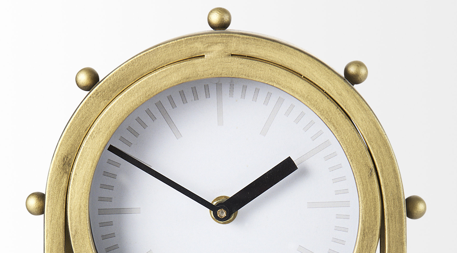 Marian Oval Table Clock Gold - Image 5