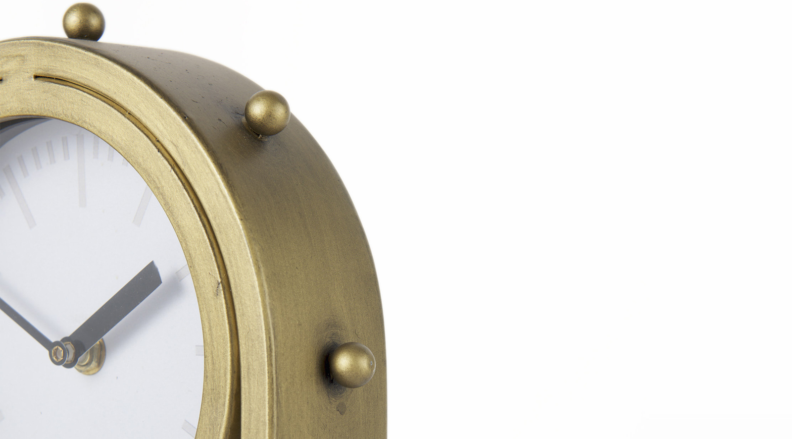 Marian Oval Table Clock Gold - Image 8