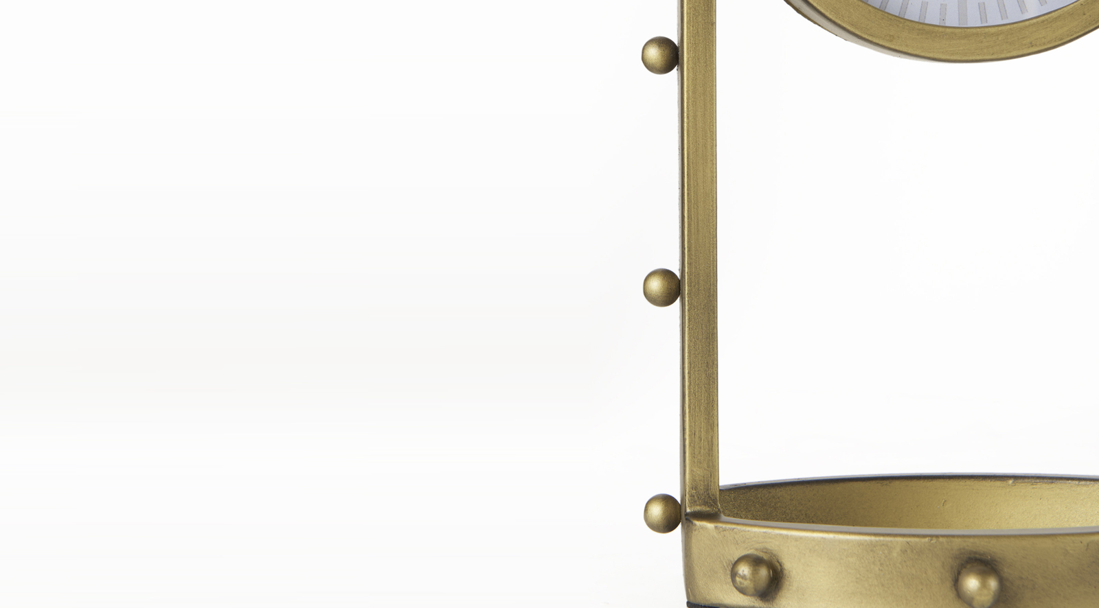Marian Oval Table Clock Gold - Image 6