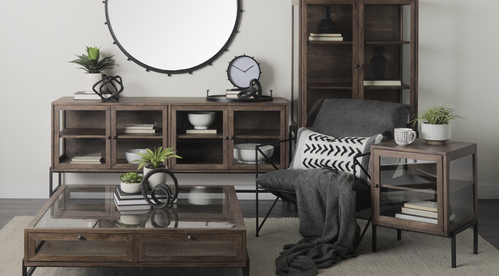 Marian Round Table Clock Black - Image 7