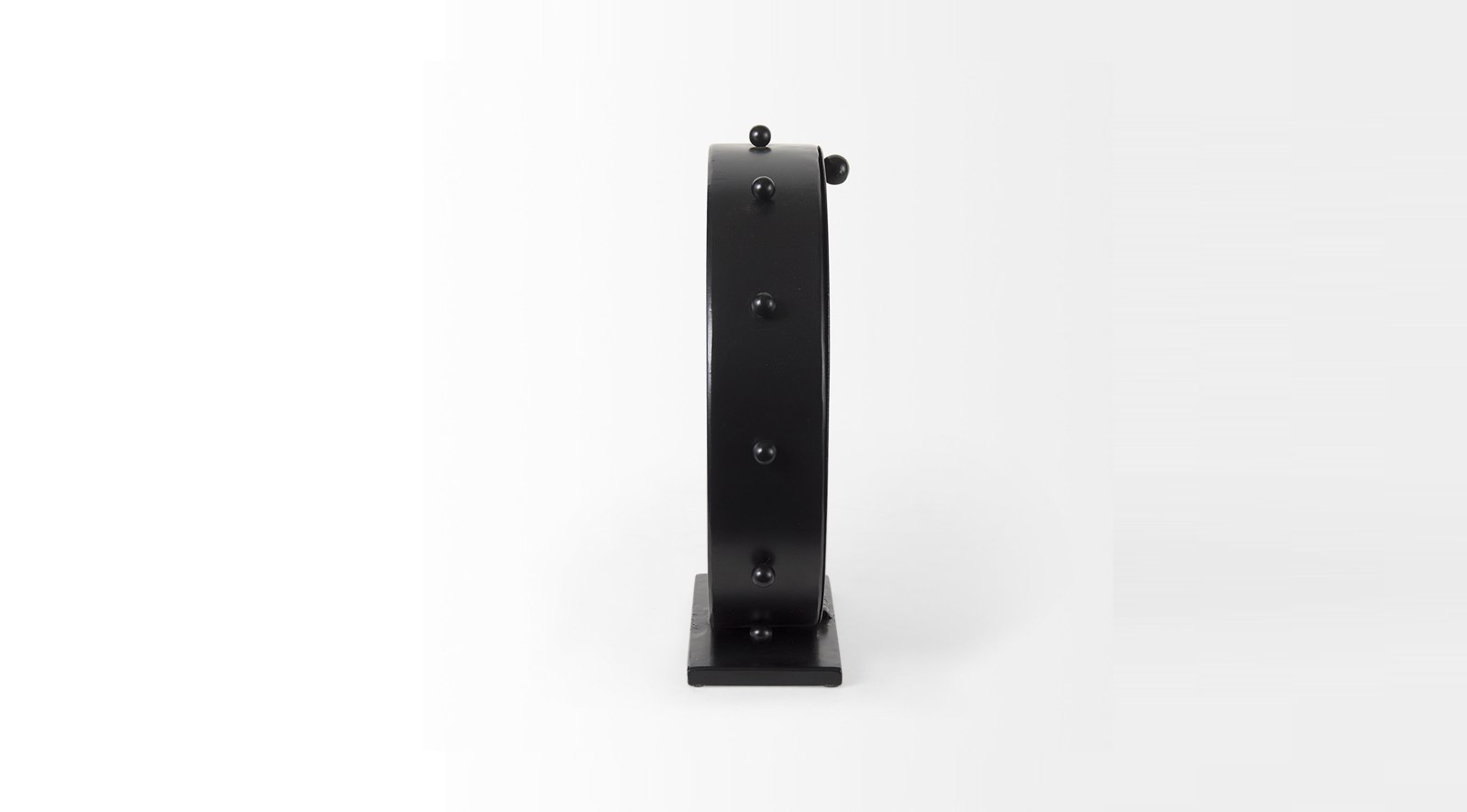 Marian Round Table Clock Black - Image 4