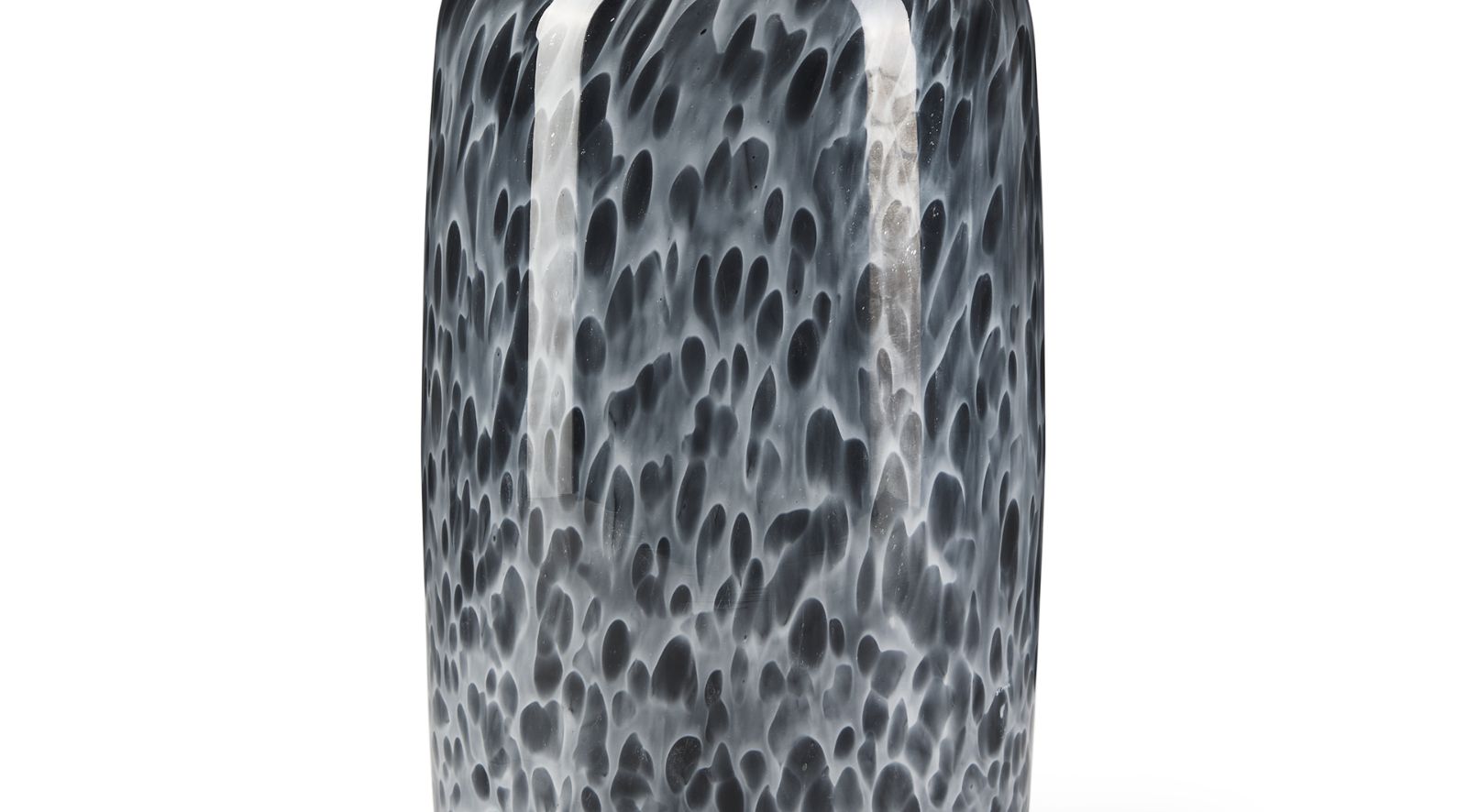 Masai Black Glass Vase-Medium